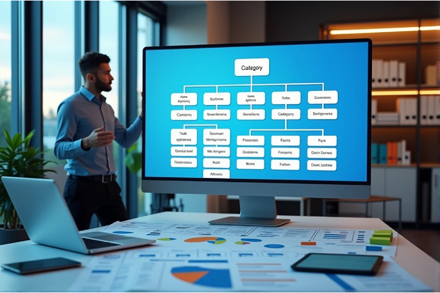 Подготовка чистовой структуры категорий